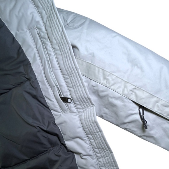 $598 VINTAGE North Face Arctic Parka Medium Ivory Waterproof Short Sealed Seams - Picture 4 of 16